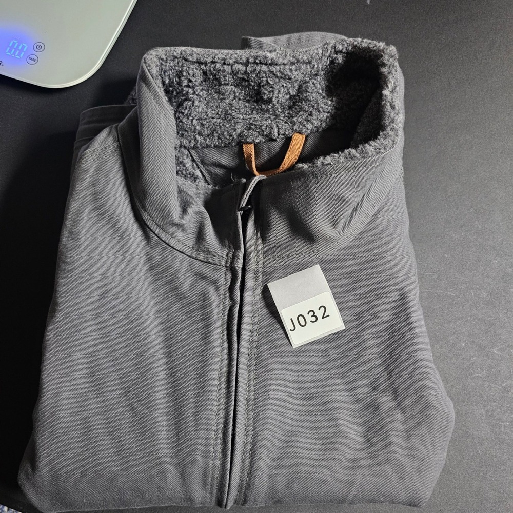 Carhartt FR Flame Resistant Sherpa Lined Mock Neck Vest Gray 2XL Tall CAT 3 - Picture 12 of 12